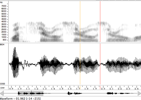 8khz bandwidth audio spectrum sampled at 16khz in Wavesurfer